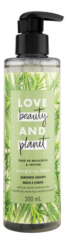 Sabonete líquido Love Beauty & Planet Energizing Detox em líquido 300 ml