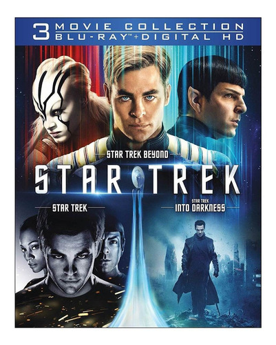 Blu Ray Star Trek Movie Collection Trilogia Beyond 