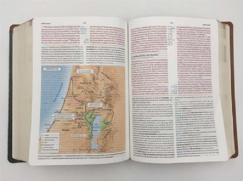 Imagen 2 de 3 de Biblia De Estudio Holman Fucsia Rosa Símil Piel Rvr 1960