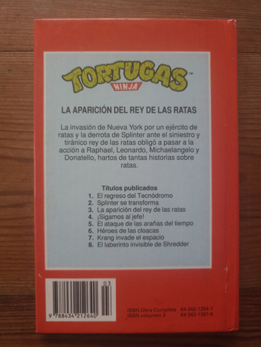 La Aparición Del Rey De Las Ratas - Tortugas Ninja Nº3 (Usado)