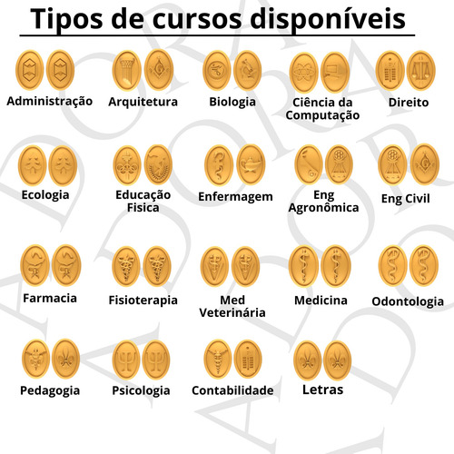 Anel De Formatura Com Plaquinha De Enfermagem Ouro Puro 10k