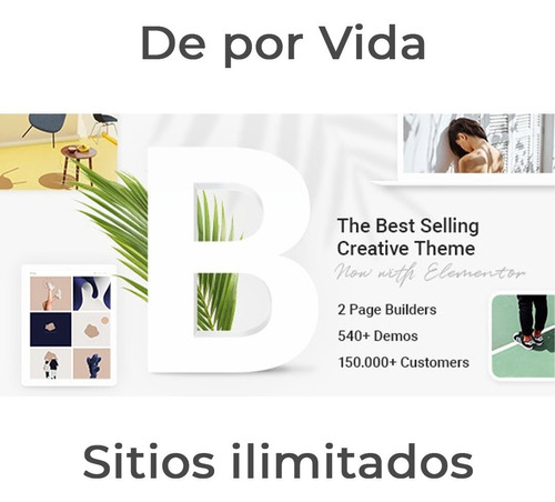 Tema Bridge Creative Multipurpose De Por Vida Multisitios