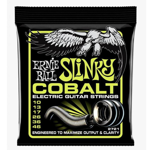 Cuerdas Guitarra Eléctrica Ernie Ball 2721 Cobalt Regular