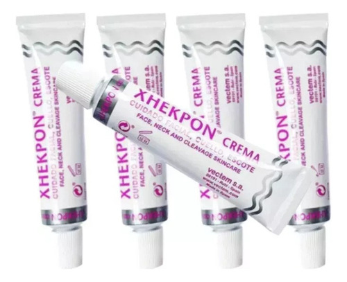 Crema Con Patrón De Colágeno Español Xhekpon 40 Ml. 6 Unidad