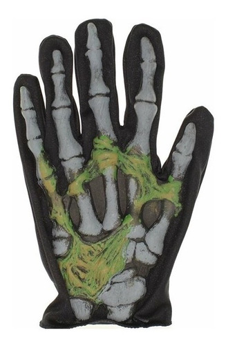 Guantes Zombie Esqueleto Con Relieve Halloween