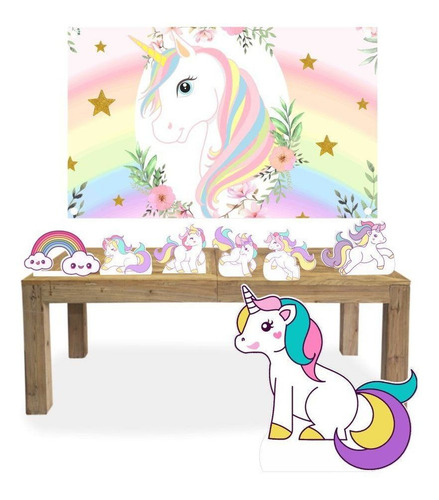 Kit Display Mdf Uniconio Com 07 Pçs + Painel