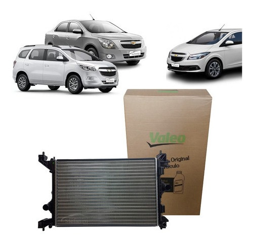 Radiador Cobalt 1.4 1.8 Flex Com Ar 2012 2013 2014 Valeo