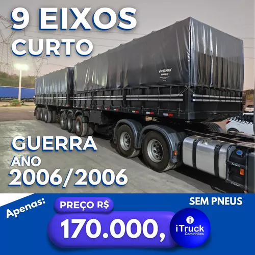 BITREM GRANELEIRA 9 EIXOS - LONGO (Comprimento: 108cm) - CAVALO