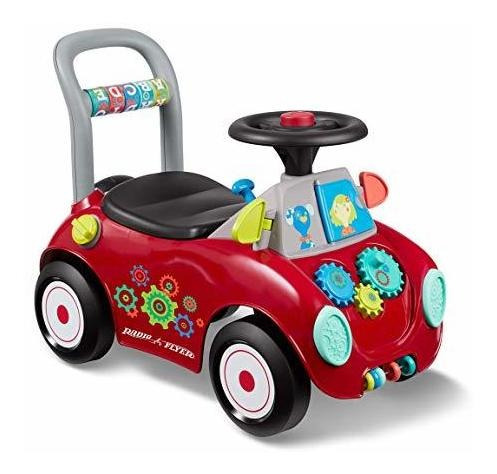 Coche De Juguete Montable Color Rojo De Plastico Abs Niños