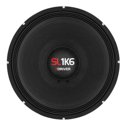 Alto Falante Woofer 7driver Sl 1k6 18 Pol 800w Rms 4 Ohms Cor Preto