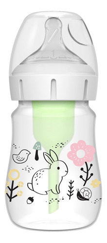 Biberón Dr Brown's Boca Ancha 5Oz/150Ml Anticólicos Options+ Decorado Bosque 0m+ Transparente