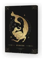 Comprar Cuadro 20x30cm Astrologia Oro Signos Zodiaco Piscis