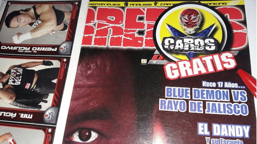 Revista Guerreros Del Ring. # 47. El Satánico. Incluye Cards