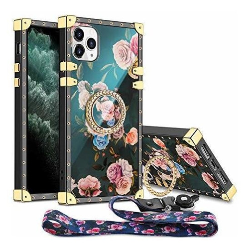 Para iPhone 11 Pro Max Funda Floral Linda Con El Titula...