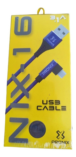 Cable Carga Rapida 3.4v Usb C Datos Celular Tablet Portatil