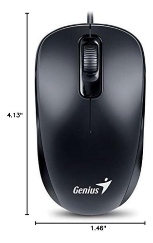 Mouse Usb Optico Genius Ergonomico Pc Notebook Android Mac
