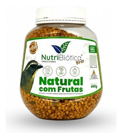 Nutribiótica Trinca Ferro Natural Com Frutas E Pimenta- 400g