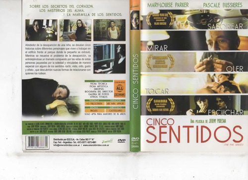 Cinco Sentidos - Dvd Original - Buen Estado