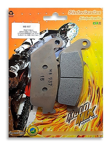 Pastilha De Freio Moldmix - Honda Shadow 750 2009-2011