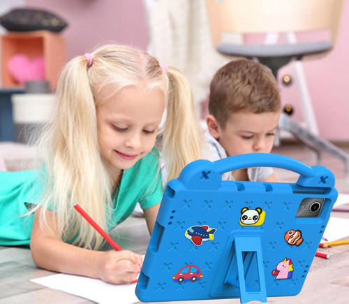 Capa Com Suporte Para iPad 9.7 (2017/2018)/pro 9.7/air 1/2 Cor Azul Céu
