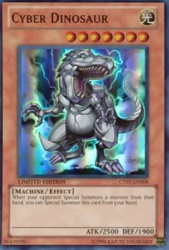 Ciber Dinosaurio Super Raro Yugioh