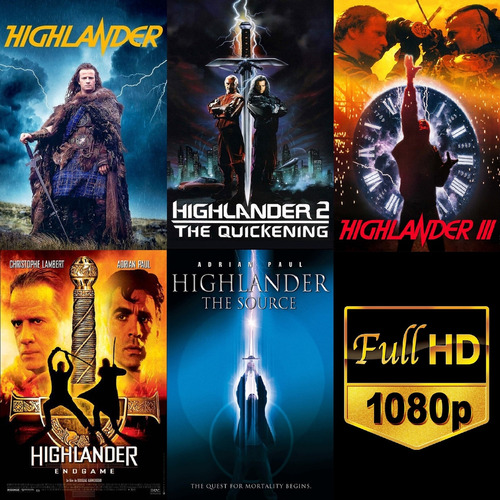 Highlander Saga Serie De Peliculas Completas Calidad Full Hd