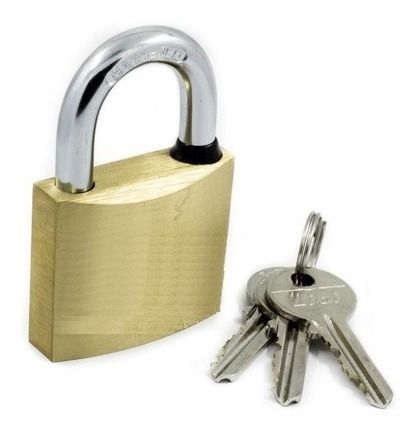 Candado De Seguridad Grueso De 63mm Calidad +3 Llaves