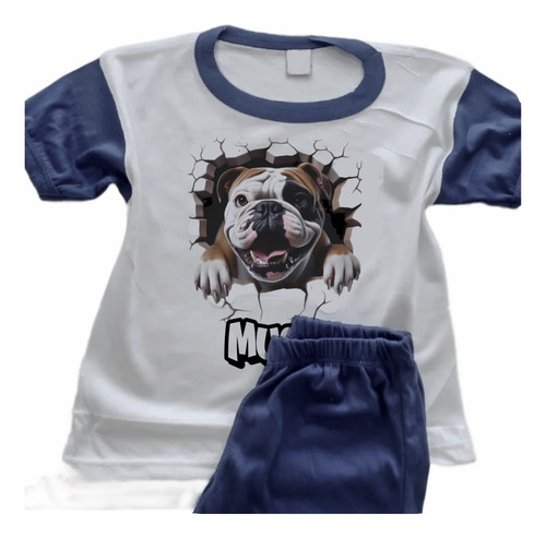 Pijamas Perro Schnauzer Infantil Personalizado Nombre 6409