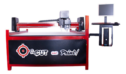 Máquina Profissional Cut And Print Precision Cnc Capacho