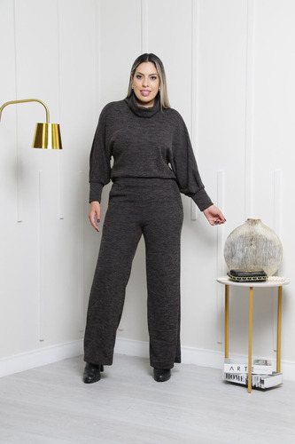 Conjunto De Malha Femininocasual, Elegante E Super Conforto