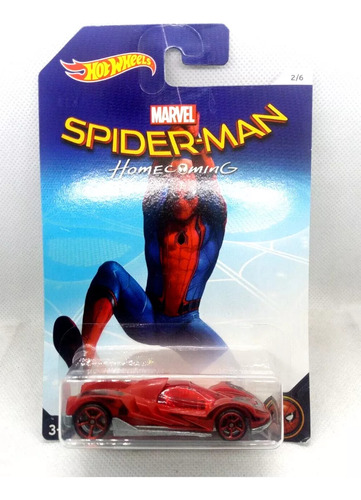 Hot Wheels Marvel Spider-man Homecoming 2016 Teegray 2/6 New