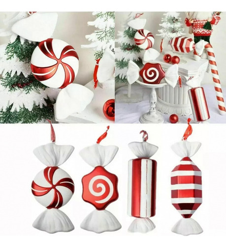 F Colgantes Para Caramelo Decoración Navideña De 32 Cm Para