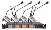 Comprar Microfono Cuello Ganso Inalambrico Uhf Gbr Uhf-2633jp Prof Color Negro