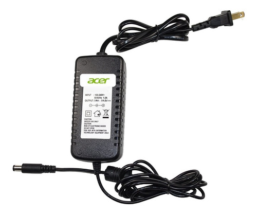 Cargador Monitor Acer S202hl S230h S231hl G226hql G276h G246 (Reacondicionado)