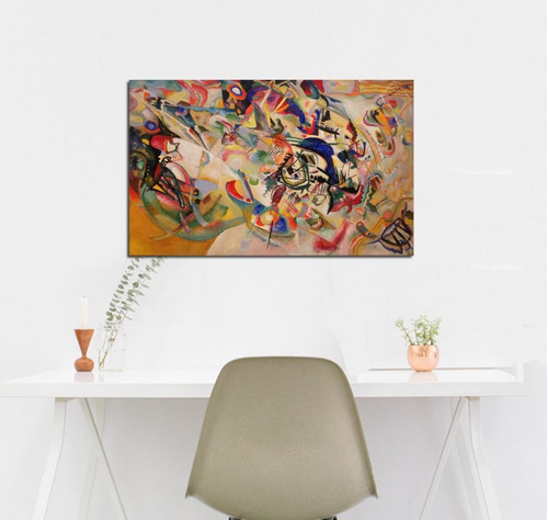 Cuadro 20x30cm Vasili Kandinski Abstracto Expresionismo