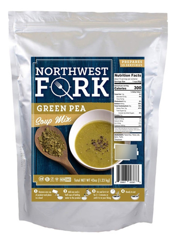 Sopa De Guisantes Verdes Northwest Fork (sin Gluten, Sin Ogm