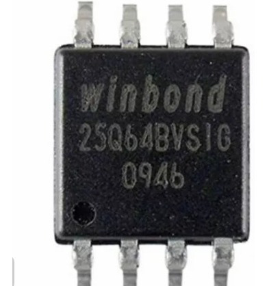 Kit Com 5 Memória Eprom Virgem 25q64fvsig Winbond Original