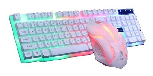 Teclado Y Mouse Gaming Retroiluminado Luces Rgb