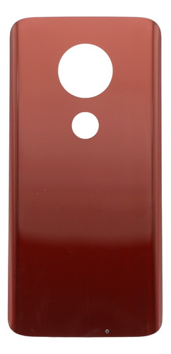 Tapa De Cristal  Compatible Con Motorola G7 Plus Rojo