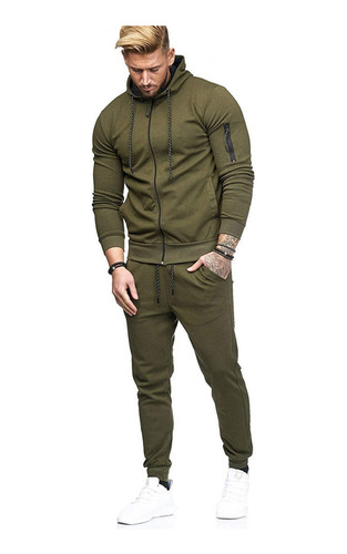 Conjunto De Sudadera Y Pantalón Premium Para Hombre