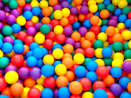 Piscina Infantil Inflável 100 Litros Colorida + 50 Bolinhas