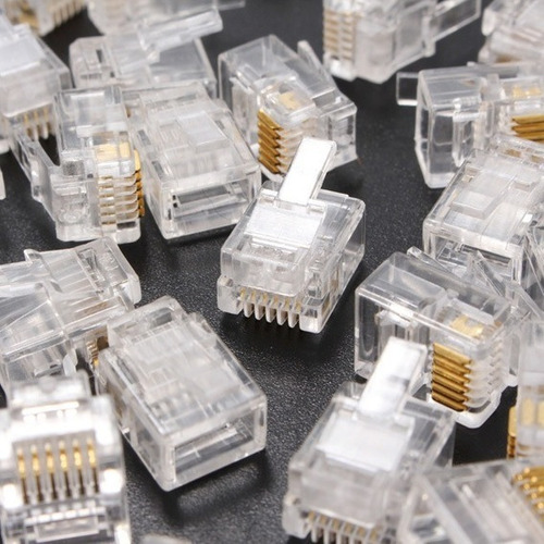 Imagen 2 de 2 de Plug 6 Hilos Rj12 863-635 Radox (paquete 100 Pzas)