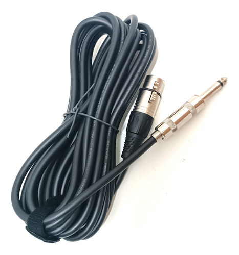 Cable Canon Xlr A Plug Mono De 6.3mm 5 Mts,calidad Importado