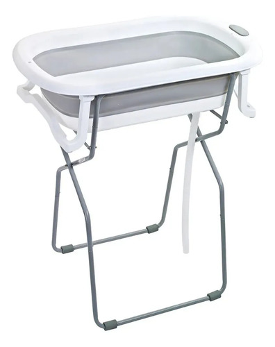 Banheira Para Bebê C/ Suporte Dobrável Lift Branco Maxi Baby