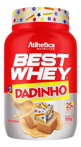 Suplemento Best Whey Isolado Hidro Dadinho 900g - Atlhetica Sabor Sem Sabor
