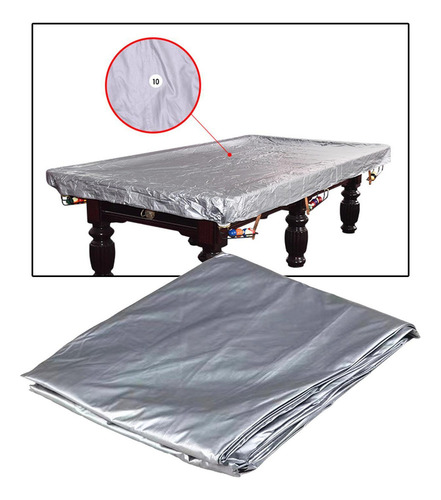 1 Funda Para Mesa De Billar, A Prueba De Polvo, 330cm X
