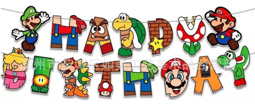 Set Decoración Personajes Videojuego Mundo Mágico Cumpleaños