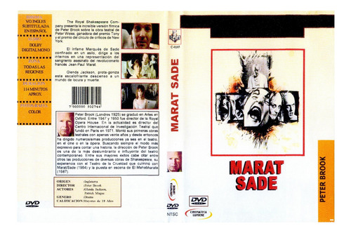 Marat/sade - Marat Sade - Peter Brook - Rev. Francesa Dvd