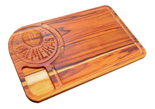 Imagem 2 de 5 de Tabua Carne Madeira Palmeiras Personalizada Times
