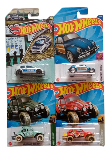 Vw Golf Mk7, Vw Bettle, Vw Baja Bug Hot Wheels 